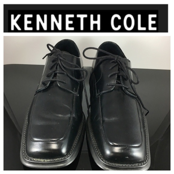 kenneth cole black men's dress shoes